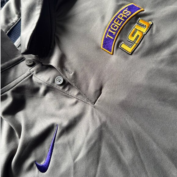 Nike Military LSU Drifit Polo - Never Worn - Picture 2 of 4